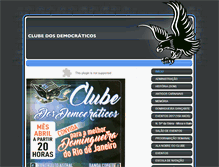 Tablet Screenshot of clubedosdemocraticos.com.br